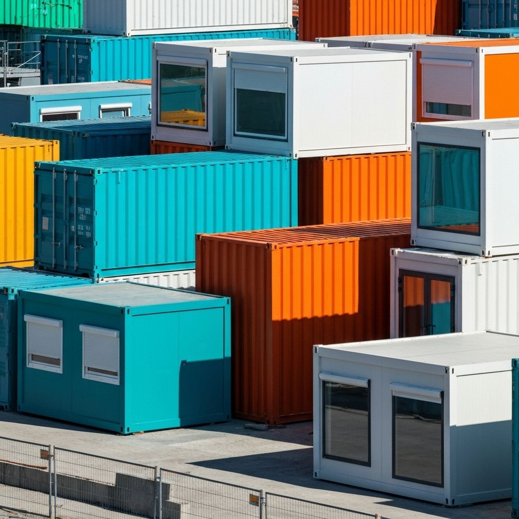 Industrial containers and portable buildings